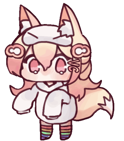 vennie swooshing her tail around!